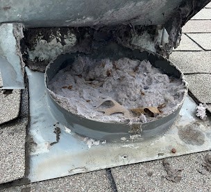 Exterior chimney cleaning