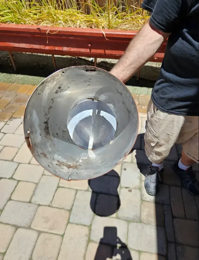 Cleaned dryer vent exhaust pipe after service in Austin